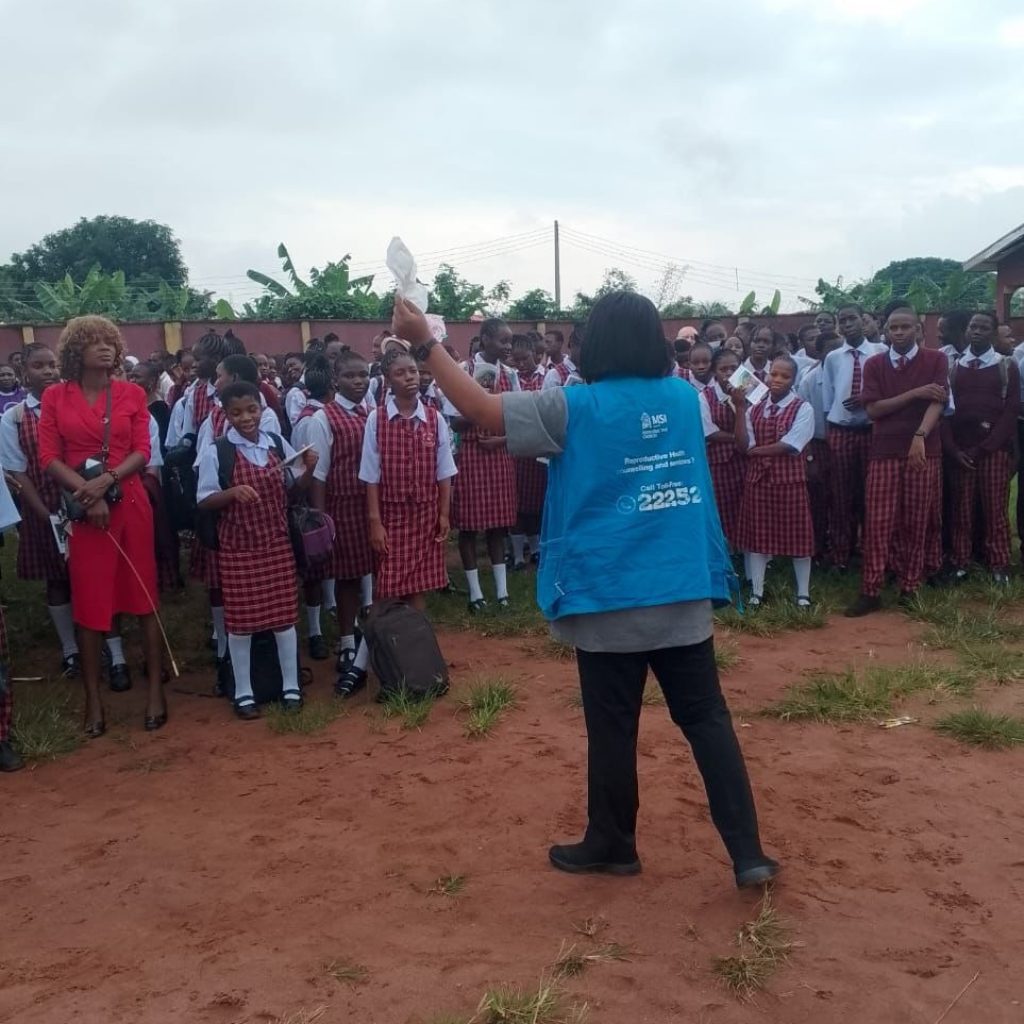Group Take Menstrual Health Conversation to UBTH Staff School 2 image 27