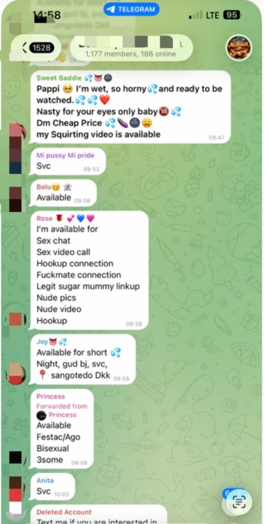 Inside Nigeria’s Telegram Sex Trade: Paid Access, Blackmail and Cross-Border Recruitment 2 image 36