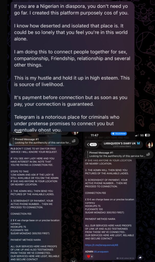 Inside Nigeria’s Telegram Sex Trade: Paid Access, Blackmail and Cross-Border Recruitment 6 image 37
