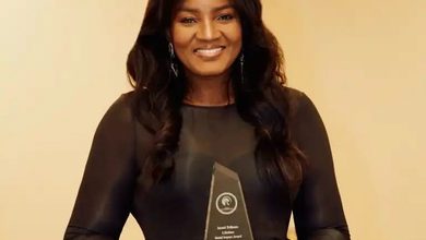 Years After Turning Her Film Earnings Into Education for Makoko's Children, Omotola Jalade Ekeinde Bags Global Social Impact Award 15 Years After Turning Her Film Earnings Into Education for Makoko's Children, Omotola Jalade Ekeinde Bags Global Social Impact Award
