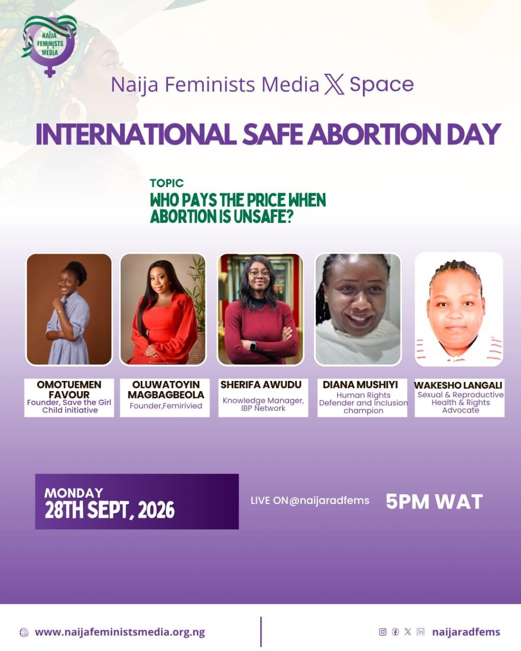 Who Pays the Price When Abortion Is Unsafe? NFM X Space Examines the Cost of Access