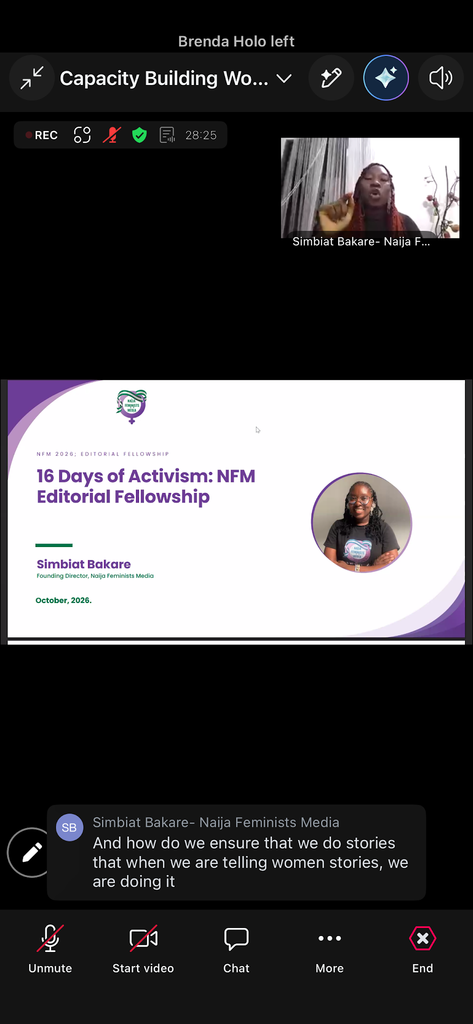 Naija Feminists Media (NFM) Trains 2026 Editorial Fellows on Reproductive Health Reporting and Feminist Journalism 2 image 5