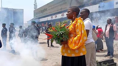 Six Years Later, Nigerians Honour Victims of #EndSARS Protests Amid Tear Gas 4 Six Years Later, Nigerians Honour Victims of #EndSARS Protests Amid Tear Gas