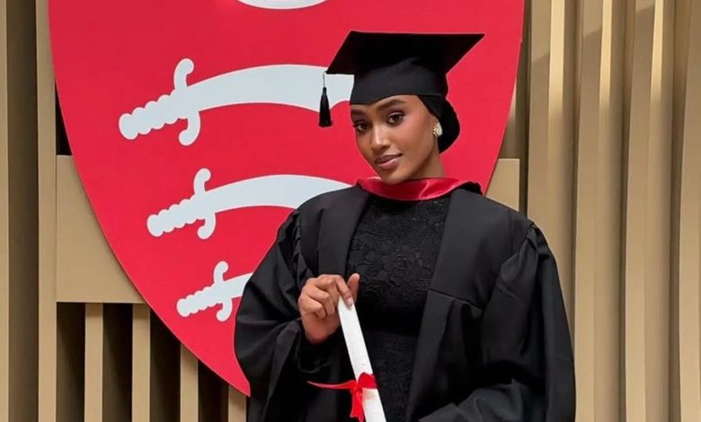 Former Miss Nigeria, Shatu Garko Bags First-Class Honours at Middlesex University 